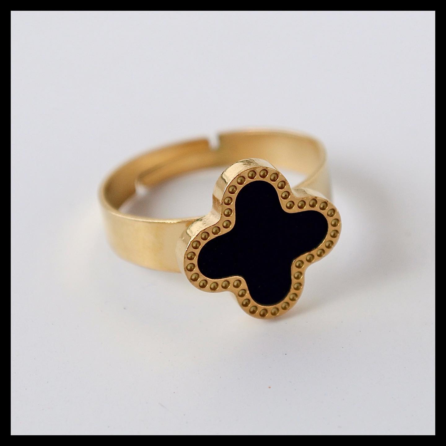 New Four Leaf Clover Ring – Symbol of Luck & Elegance - My Store