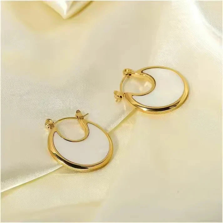 Vintage Retro Circle Earrings – Elegant and Timeless Design - My Store