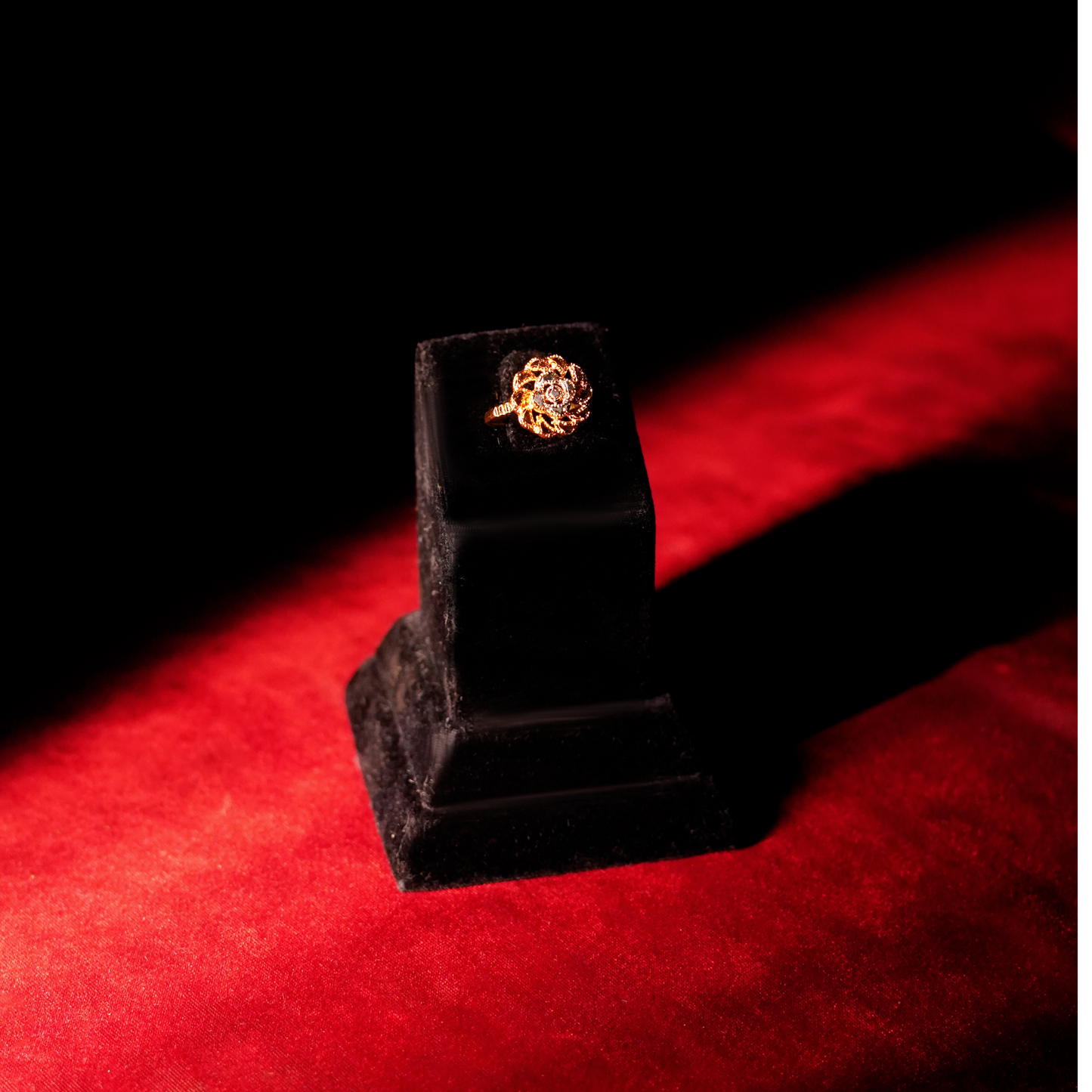 Flower Shape Gold Plated Necklace Set