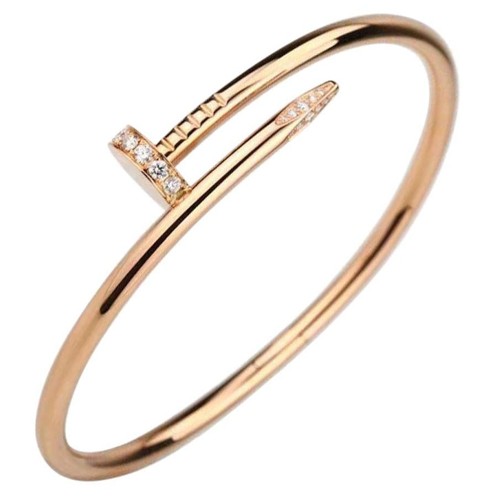 Cartier Juste Un Clou Diamond Bracelet Rose Gold - My Store
