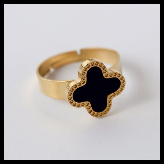 New Four Leaf Clover Ring – Symbol of Luck & Elegance - My Store