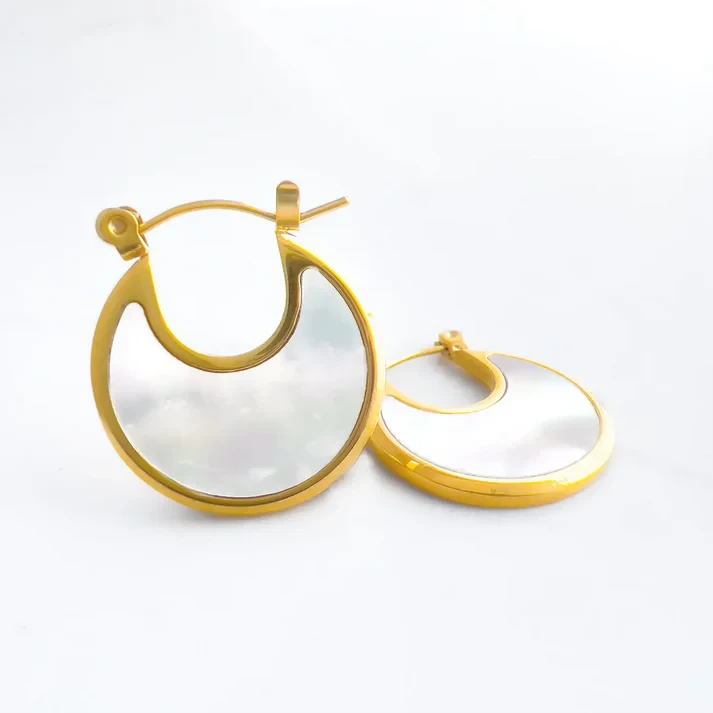 Vintage Retro Circle Earrings – Elegant and Timeless Design - My Store