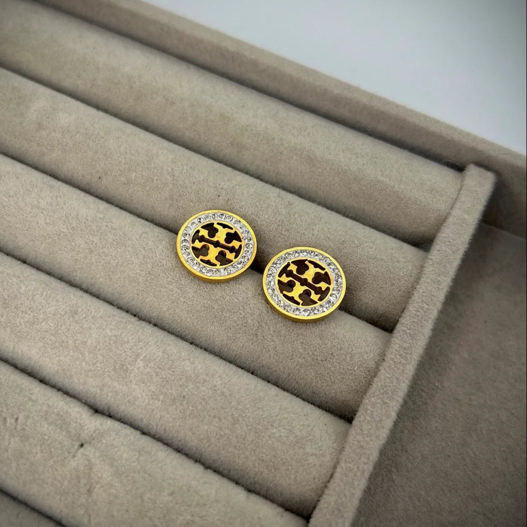 Aura Studs by Tory Burch – Classic Luxury Earrings - My Store
