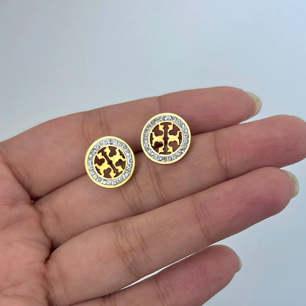 Aura Studs by Tory Burch – Classic Luxury Earrings - My Store