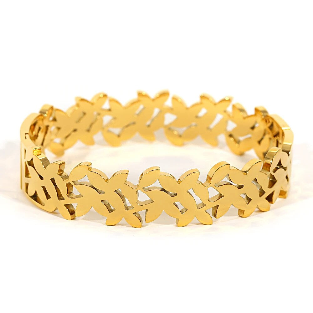 Cluster Bangle – A constellation of elegance wrapped around your wrist - My Store