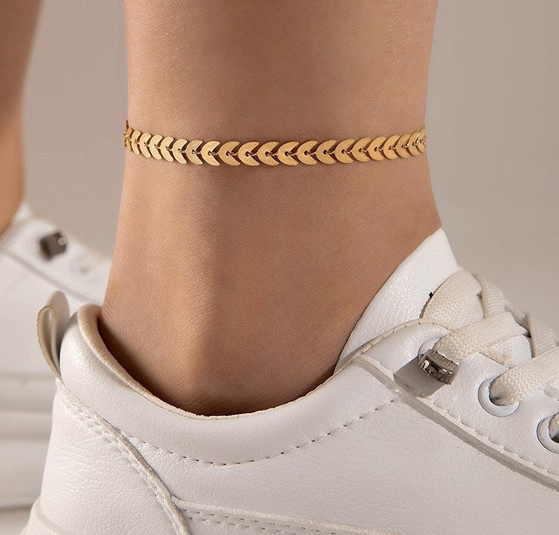 Delicate Arrow Link Anklet for Women - My Store