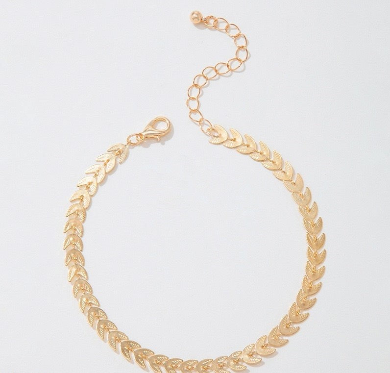 Delicate Arrow Link Anklet for Women - My Store