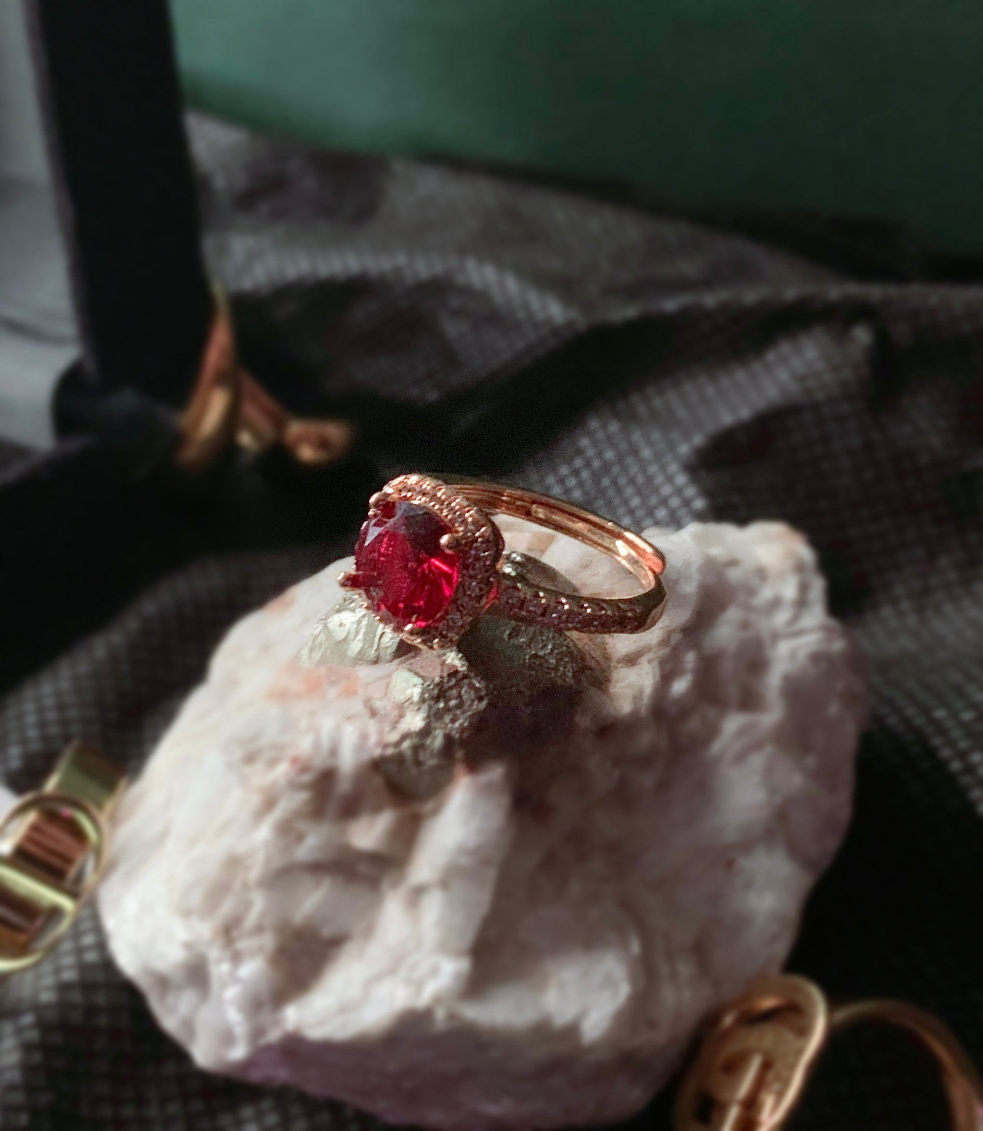 The Ruby Embrace – A romantic take if the gem is a ruby. - My Store