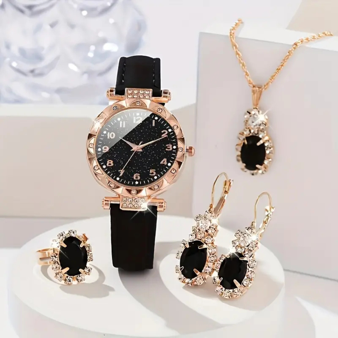 Elegant 5-Piece Jewelry Set.