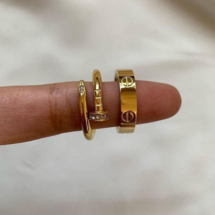 Luxury Ring Duo – Cartier Style Matching Rings for Him & Her - My Store