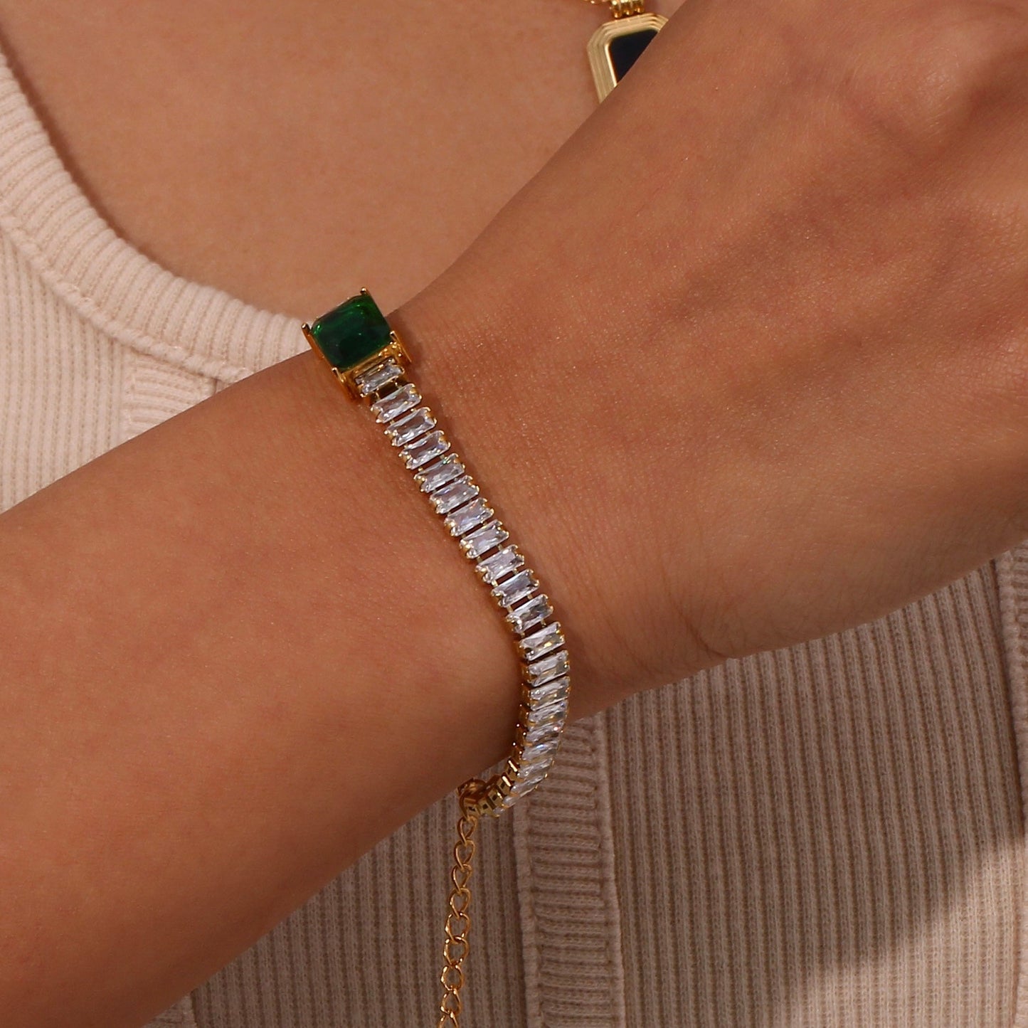 Luxury Green Goddess Bracelet – Healing Gemstone Jewelry - My Store