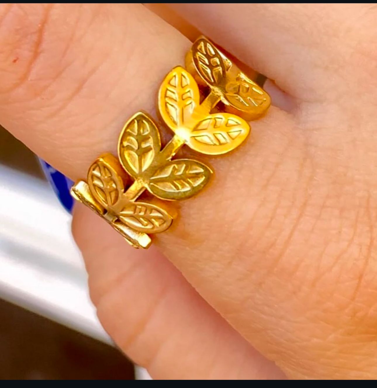 Vintage Gold Rings Adjustable ring